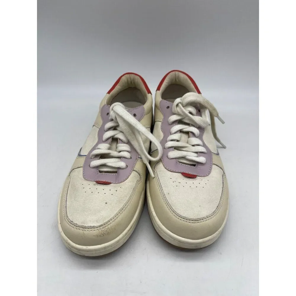 Madewell Women Court Color Block Leather Sneakers Size 8